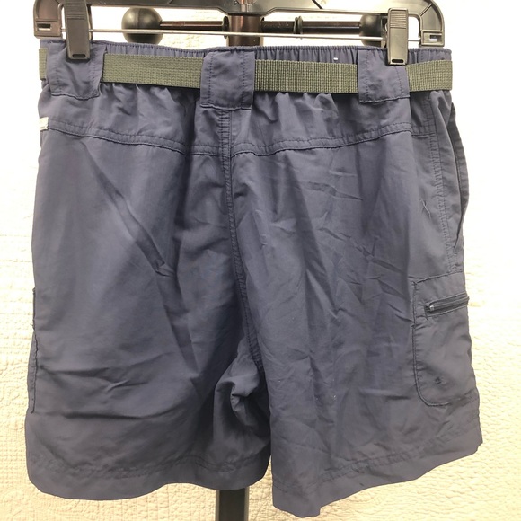 Blue Columbia Board Shorts w/ Nylon Belt Small - Picture 2 of 6